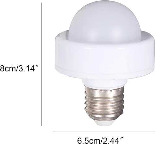 Vista 2 de Bombilla LED E27/E26 regulable, bombillas recargables con control remoto para dormitorio, oficina, sala de estar (1 unidad)