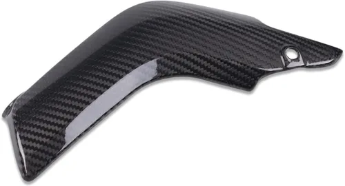 Vista 2 de 100% real 3K fibra de carbono escape calor escudo protector protector protector apto para Honda 2007-2026 CBR600RR CBR 600RR tejido de sarga