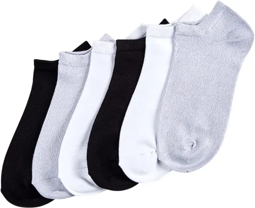 Vista 2 de HUE Paquete de 6 pares de calcetines supersuaves con forro invisible para mujer