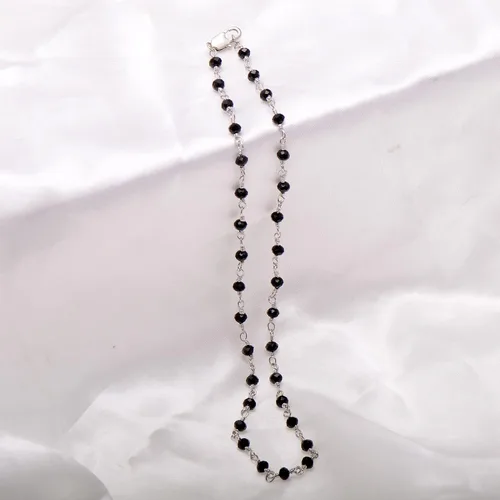 Vista 9 de Joseph Brothers Collar hecho a mano con cuentas negras y doradas para mujer, 14-24 pulgadas