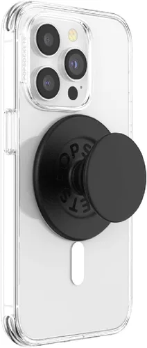 Vista 27 de Agarre para teléfono PopSockets con soporte expansible, agarre adhesivo - aluminio negro Alumbre Negro