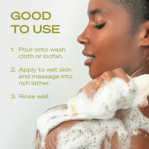 Vista 6 de Hey Humans Jabón corporal hidratante de aloe de plátano con ingredientes naturales y aceite de jojoba Limpio, vegano, sin sulfatos para baño