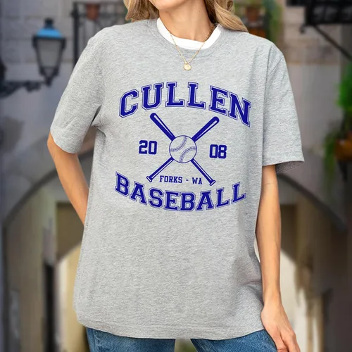 Vista 3 de Cullen Baseball Forks WA Shirts Sudaderas de béisbol sudaderas con capucha para mujeres y hombres, camisetas deportivas de equipo, horquillas