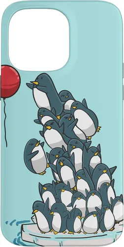 Vista 21 de Penguins Balloon Funny Sea Bird Water Animal Girls Gift Case for iPhone 17