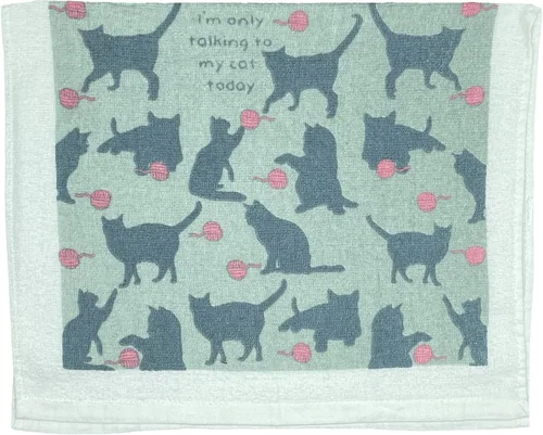 Vista 22 de Crazy Dog T-Shirts Cat Lady Funny Kitten Lovers - Toalla de té