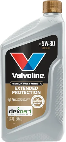 Vista 125 de Valvoline SynPower Full aceite sintético para motor, 1 Cuarto de galón, Ambar