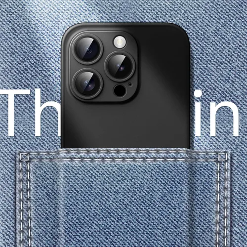 Vista 5 de JETech Funda Ultra Delgada para iPhone 15 Pro Max de 6.7 pulgadas, Cubierta de Lente de Cámara, Funda Minimalista Rígida de PP Ligera con Acabado