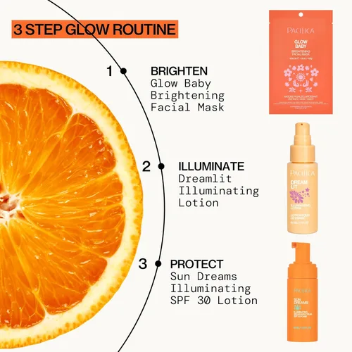 Vista 19 de Pacifica Máscara Facial en Hoja - Máscara Facial Iluminadora Glow Baby con Vitamina C, Aloe y Kelp – Máscara Refrescante para Manchas Oscuras