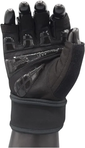 Vista 5 de MRX - Guantes de levantamiento de pesas para hombres, guantes de entrenamiento para hombre, guantes de levantamiento de muñeca, guantes de gimnasio