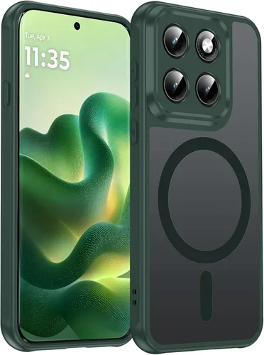 Vista 60 de LeYi Funda para teléfono Samsung-S23: protector de pantalla e imán MagSafe Púrpura