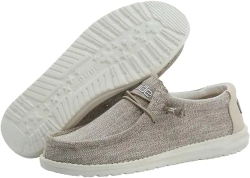 Vista 3 de Hey Dude - Mocasines Wally veganos trenzados para hombre