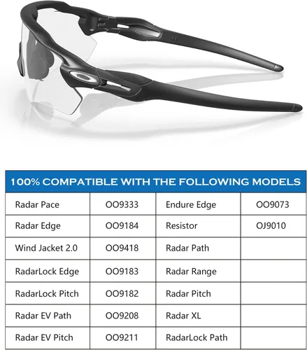 Vista 3 de Replacement Nosepieces Nose Pads for Oakley Radar Path RadarLock Path Radar EV Path Series Sunglass