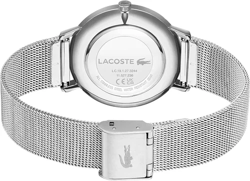 Vista 3 de Lacoste Crocorigin Women's 2H Quartz Watch, Stainless Steel, Fashion Wristwatch, Water Resistant up to 3 ATM30 Meters