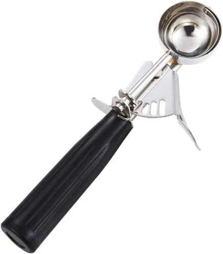 Vista 11 de Saebye Cuchara de porción - #6 (150 g) - Cucharón, Cuchara de alimentos, Cuchara para cupcakes, Cucharas para muffins - Control de porciones - Acero