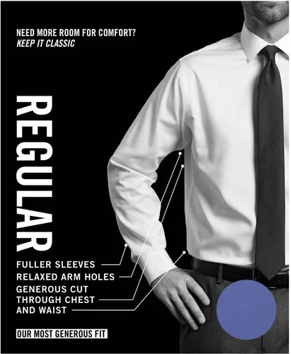 Vista 2 de Ward St - Camisas de vestir de corte regular para hombre