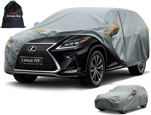 Vista 213 de Kayme Funda de Coche de Servicio Pesado Impermeable para Todo Tipo de Clima, Ajuste Personalizado para Tesla Model S, Cubierta Exterior Completa