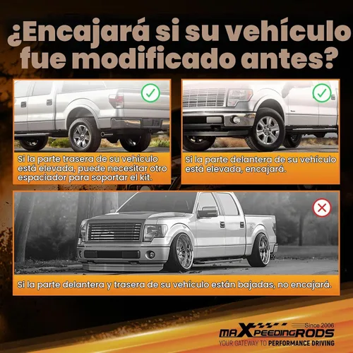 Vista 9 de maXpeedingrods Bolsa de suspensión de aire de repuesto 2500lb con amortiguador interno para GMC Silverado Sierra 1500 para Ford