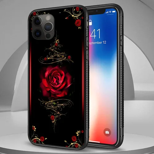 Vista 7 de ZHEGAILIAN Funda compatible con iPhone 11 Pro Max, diseño de patrón de policarbonato duro, funda protectora de TPU suave antideslizante para iPhone