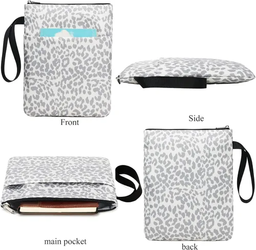 Vista 8 de DSIUE Funda para Libros Cubiertas de Libros Protector de Libros con Cremallera Tela Lavable para Adolescentes Adultos Amantes de los Libros Maestros
