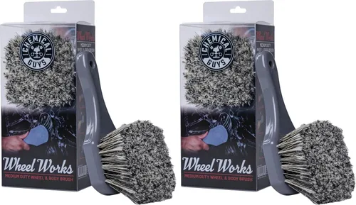 Vista 8 de Chemical Guys, Wheelie Wheel & Exterior Brush for Rims & Tires, Soft, Green