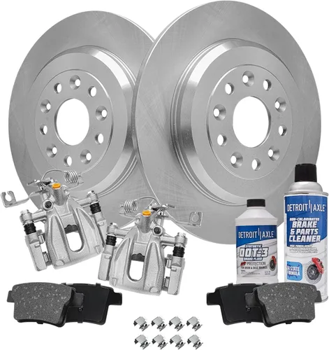 Vista 111 de Detroit Axle - 4 rotores de freno para Ford 1994-2004 Mustang, rotores de freno de disco delanteros y traseros 1995 1996 1997 1998 1999 2000 2001