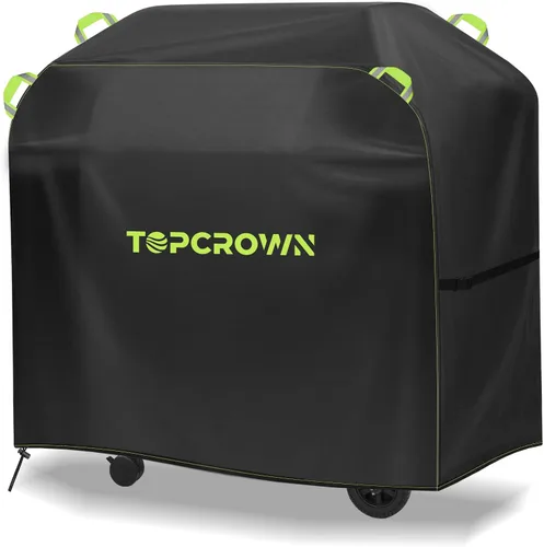 Vista 8 de TOPCROWN Funda para parrilla al aire libre, ajuste universal para parrilla de gas de barbacoa de 30 a 32 pulgadas, impermeable, anti-UV, tela Oxford
