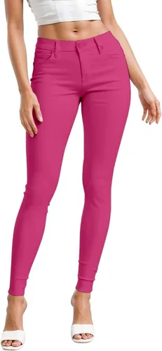 Vista 34 de Hybrid & Company - Pantalones ultraelásticos para mujer, cómodos y ajustados, para el trabajo y ocasiones informales Negro