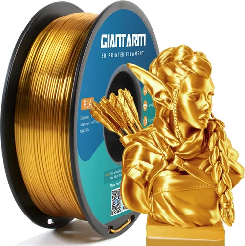 Vista 51 de GIANTARM Filamento de ácido poliláctico (PLA), filamento beige para impresora 3D, carrete de 2.2 libras, precisión de dimensión de 0.069 in +