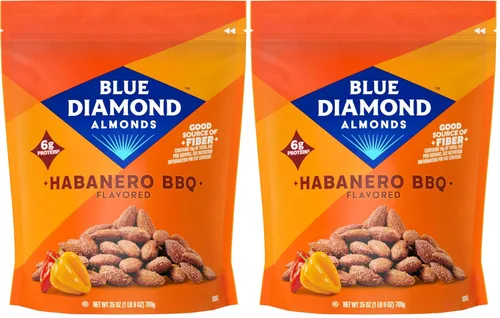 Vista 12 de Blue Diamond Almendras tostadas al horno con sabor a chocolate oscuro, bolsa resellable de 25 onzas, paquete de 1