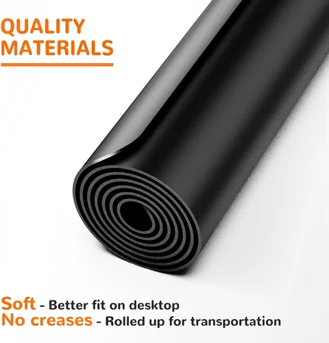 Vista 4 de Warome Alfombrillas de silicona para encimera de cocina, mesa y escritorio, 23.6 x 15.7 pulgadas, protector de encimera resistente al calor