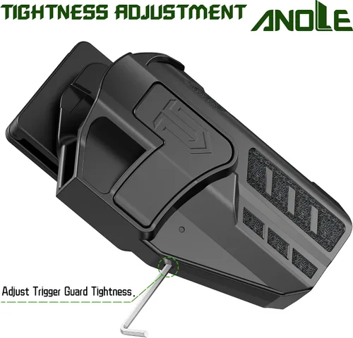 Vista 5 de Level Ⅱ/Ⅲ Optic Cut Holster OWB for Glock 17 19 19x 44 45 Gen 1-5, Glock 22 23 31 32 Gen1-4, Right Hand