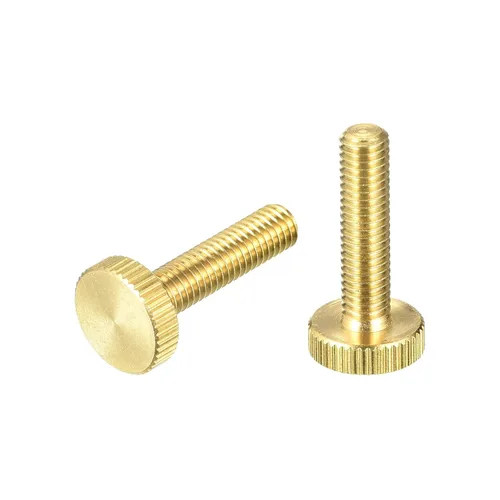 Vista 26 de uxcell Tornillos moleteados para pulgar, pernos planos de latón M3x4mm, sujetadores para PC, electrónicos, mecánicos, 2