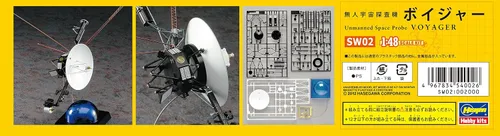 Vista 8 de Hasegawa Kit modelo de sonda espacial no tripulada Voyager a escala 1:48