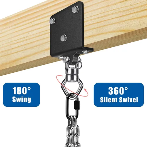 Vista 4 de SELEWARE Colgador de Saco de Boxeo de Servicio Pesado y Abrazadera de Viga para Boxeo, Muay Thai, MMA E. Beam Mount Percha para saco de boxeo