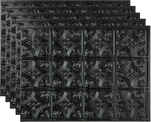 Vista 37 de FASÄDE - Paquete de 5 paneles de loseta en muro decorativa de vinil con estilo/patrón tradicional de 18x24 pulgadas