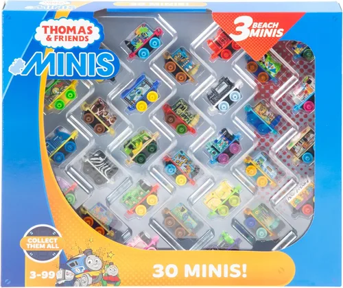 Vista 6 de Thomas & Friends Paquete de 30 trenes de juguete MINIS