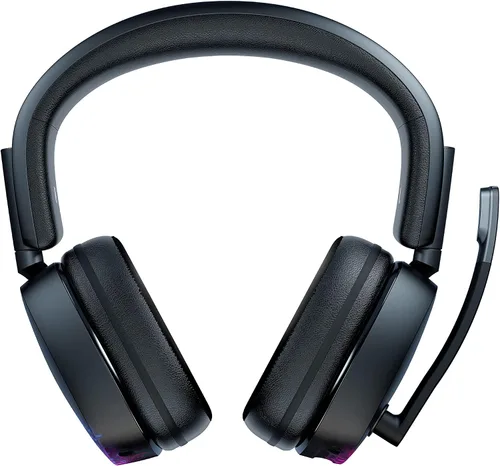 Vista 9 de ROCCAT Syn Max Air PC Wireless 3D Audio RGB - Auriculares para juegos, conexiones inalámbricas y Bluetooth simultáneas, batería de 16 horas y base