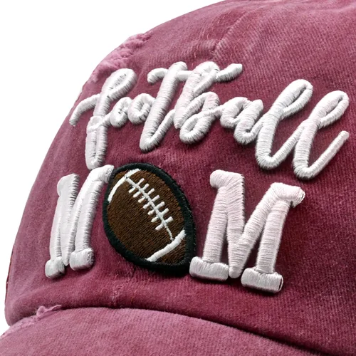 Vista 2 de Gorro de camionero desgastado para mujer, gorra de béisbol bordada, regalo para mamá