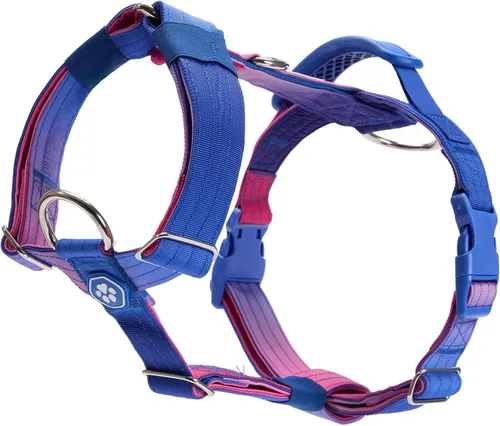 Vista 12 de Spark Paws Arnés para perro sin tirones con asa para perros grandes, arnés resistente para razas grandes y fuertes, ajustable, diseño halter