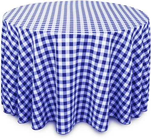 Vista 2 de Mantel LinenTablecloth redondo de 108 pulgadas de poliéster