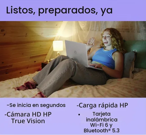 Vista 4 de Laptop HP Chromebook 15 de 15,6", Intel N200, 8 GB de RAM DDR5