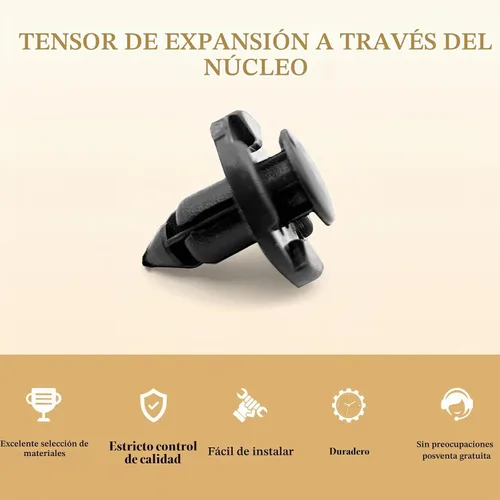 Vista 3 de 20 piezas de sujetadores de panel de guardabarros para parachoques Nissan OEM 01553-09321 Compatible con MR328954