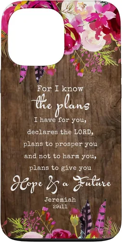 Vista 24 de for I Know The Plans I Have for You - Funda cristiana para iPhone 17 de Jeremías 29:11