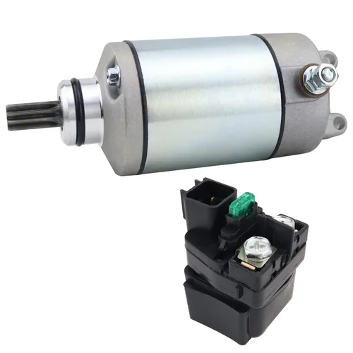 Vista 8 de Motor de arranque y relé solenoide para Kawasaki KFX400 KSF400 03-06, para Suzuki Quadsport LT-Z400 LT-Z400Z 03-08, para Arctic Cat 400 DVX 04-08