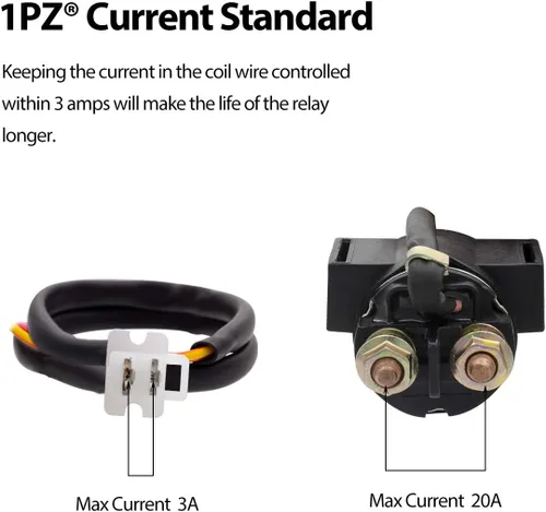 Vista 7 de Relé solenoide de arranque de alta calidad UMPARTS para Honda 300 Fourtrax