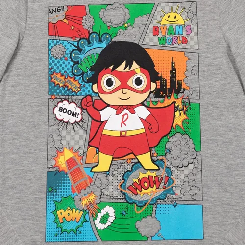 Vista 7 de RYAN'S WORLD Paquete de 2 camisetas Red Titan para niños pequeños y grandes