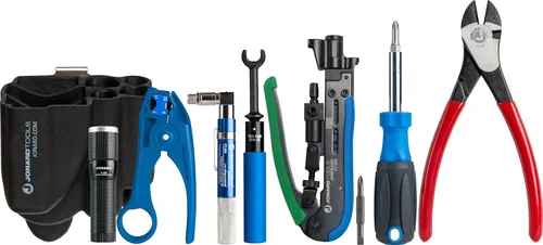 Vista 7 de Jonard Tools TK-82 Kit de herramientas COAX - Kit de herramientas de red de cable coaxial de 8 piezas con pelacables coaxiales RG59 / RG6 / RG7