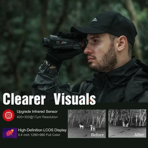 Vista 3 de TK Series Thermal Vision Monocular for Night Hunting - Compact Camera for Wildlife Viewing, Hunting & Outdoor