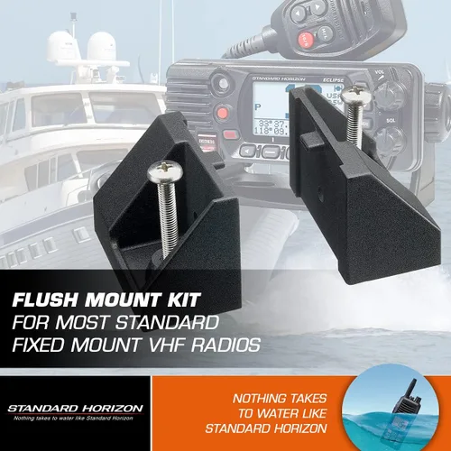 Vista 4 de Kit de montaje empotrado estándar STD-MMB-84 para la mayoría de radios VHF de montaje fijo estándar