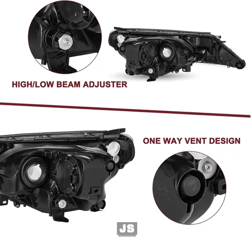 Vista 6 de JSBOYAT Conjunto de faros halógenos para Toyota RAV4 2013-2015